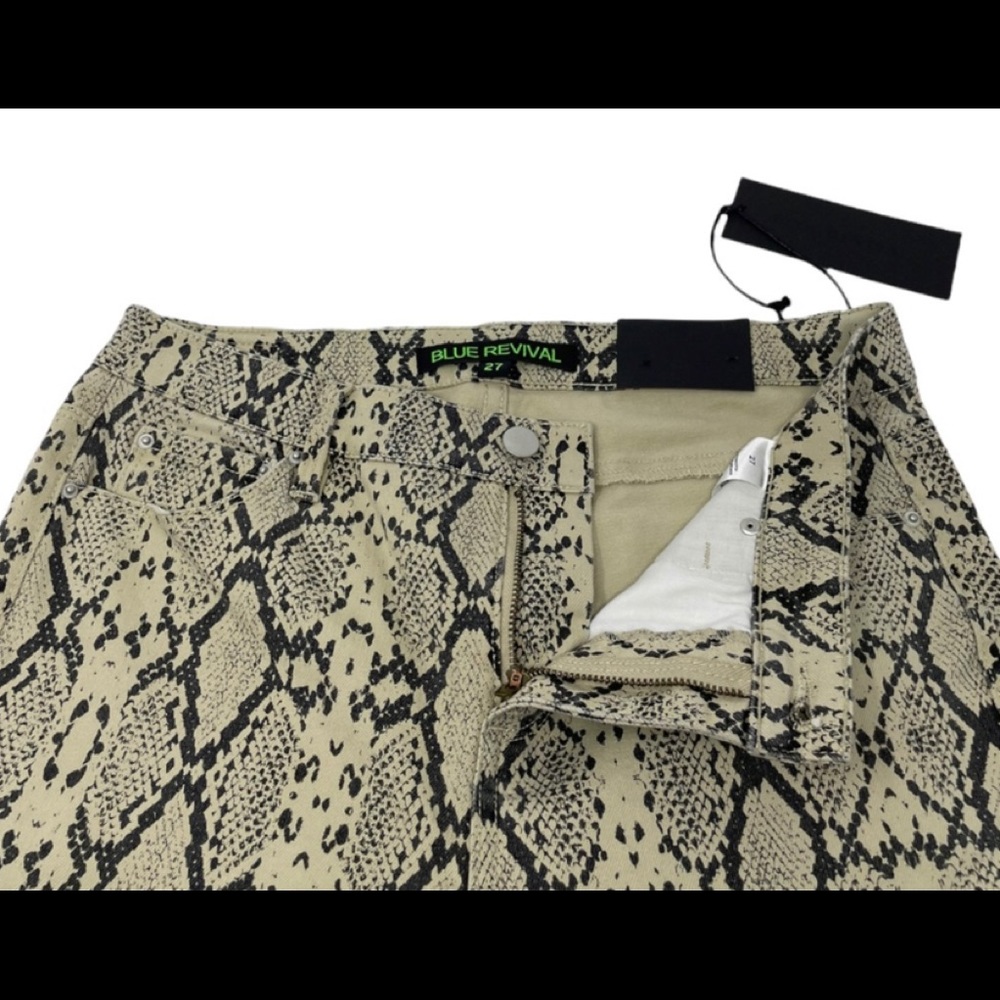 BLUE REVIVAL Slither Skinny Leg Sand Snake Jeans - Picture 9 of 13